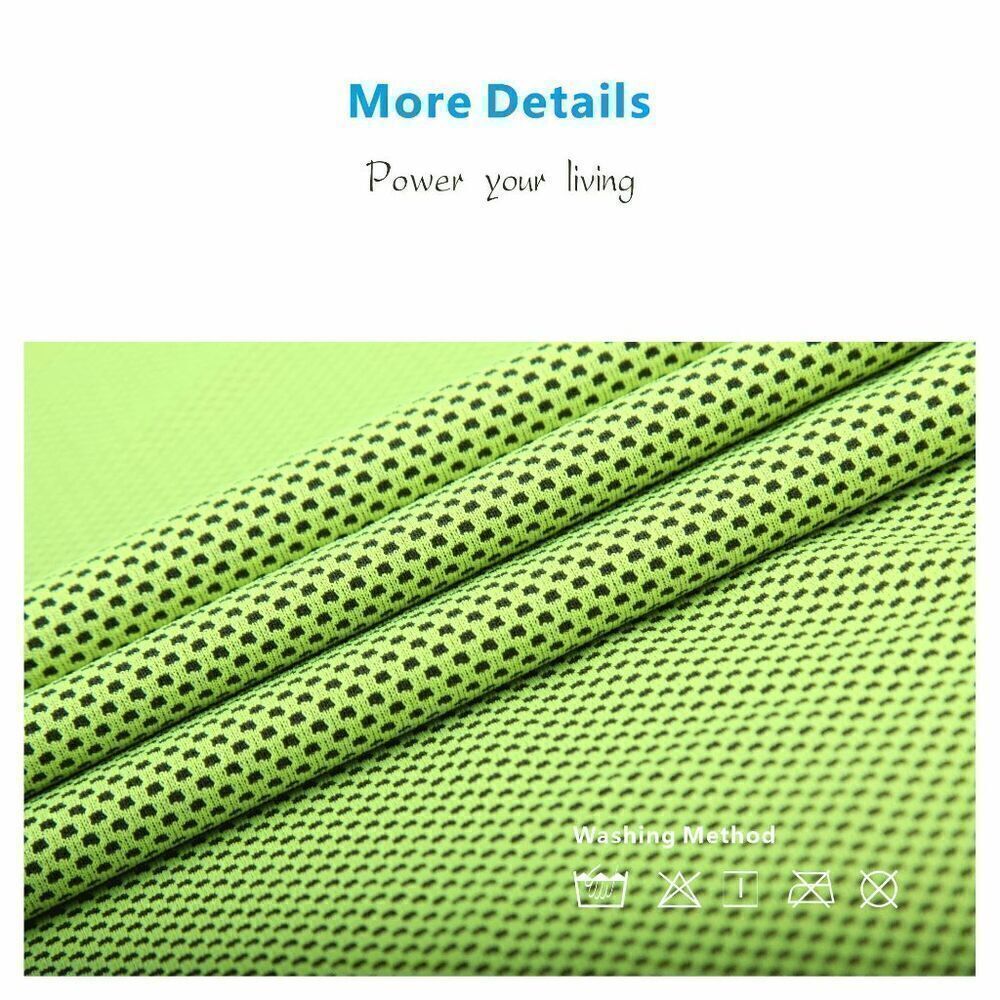 3x Cooling Towel, Ice Towel for Yoga, Running, Hiking, Camping, Beach Activities - Picture 2 of 8